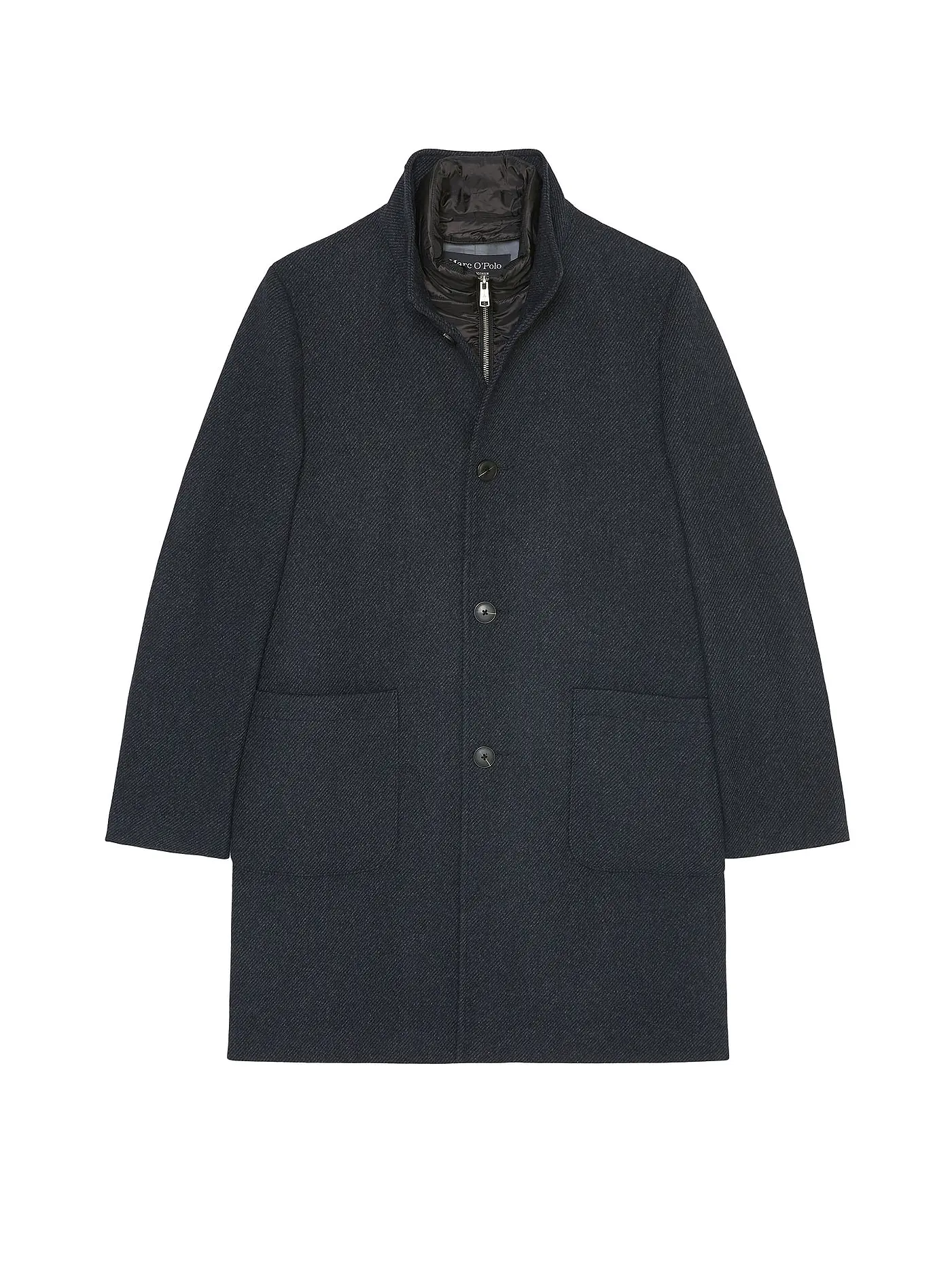 MARC O'POLO | Wollmantel | blau